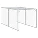 Coteț pui cu incintă gri deschis 117x813x123 cm oțel galvanizat - WALTI WALTI