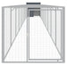 Cușcă câine cu țarc antracit 110x1017x110 cm oțel galvanizat - WALTI WALTI