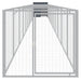 Cușcă câine cu țarc antracit 110x1221x110 cm oțel galvanizat - WALTI WALTI