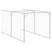 Cușcă câine cu țarc antracit 110x1221x110 cm oțel galvanizat - WALTI WALTI