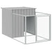 Cușcă de câine & țarc gri deschis 110x405x110cm oțel galvanizat - WALTI WALTI