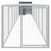 Coteț de pui cu incintă antracit 110x813x110 cm oțel galvanizat - WALTI WALTI