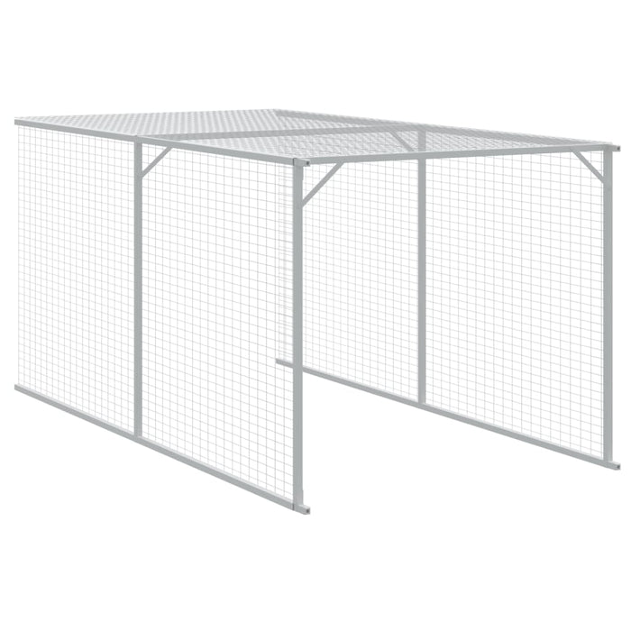 Coteț de pui cu incintă antracit 110x1221x110cm oțel galvanizat - WALTI WALTI