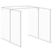 Cușcă câine cu țarc antracit 165x659x181 cm oțel galvanizat - WALTI WALTI