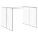 Cușcă de câine cu țarc antracit 214x661x181 cm oțel galvanizat - WALTI WALTI