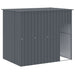 Cușcă de câine cu țarc antracit 214x865x181 cm oțel galvanizat - WALTI WALTI