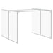 Cușcă de câine cu țarc antracit 214x865x181 cm oțel galvanizat - WALTI WALTI