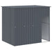 Cușcă de câine cu țarc antracit 214x1069x181 cm oțel galvanizat - WALTI WALTI