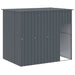 Cușcă câine cu țarc antracit 214x1273x181 cm oțel galvanizat - WALTI WALTI