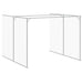 Cușcă câine cu țarc antracit 214x1273x181 cm oțel galvanizat - WALTI WALTI