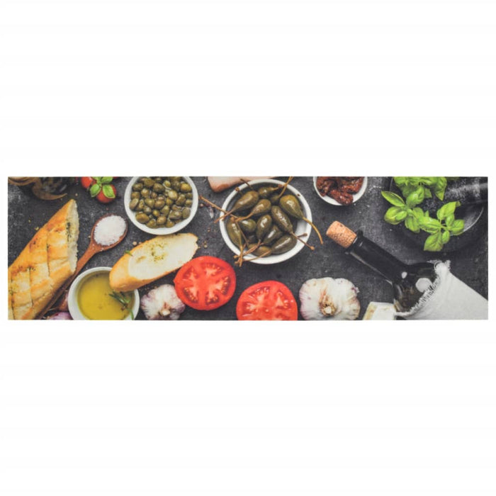 Covor de bucătărie lavabil Wine & Dinner, 45x150 cm, catifea - WALTI WALTI