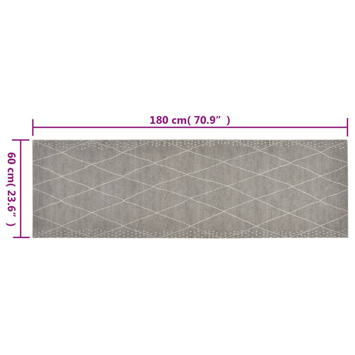 Covor de bucătărie lavabil Rhombus, 60x180cm, catifea - WALTI WALTI