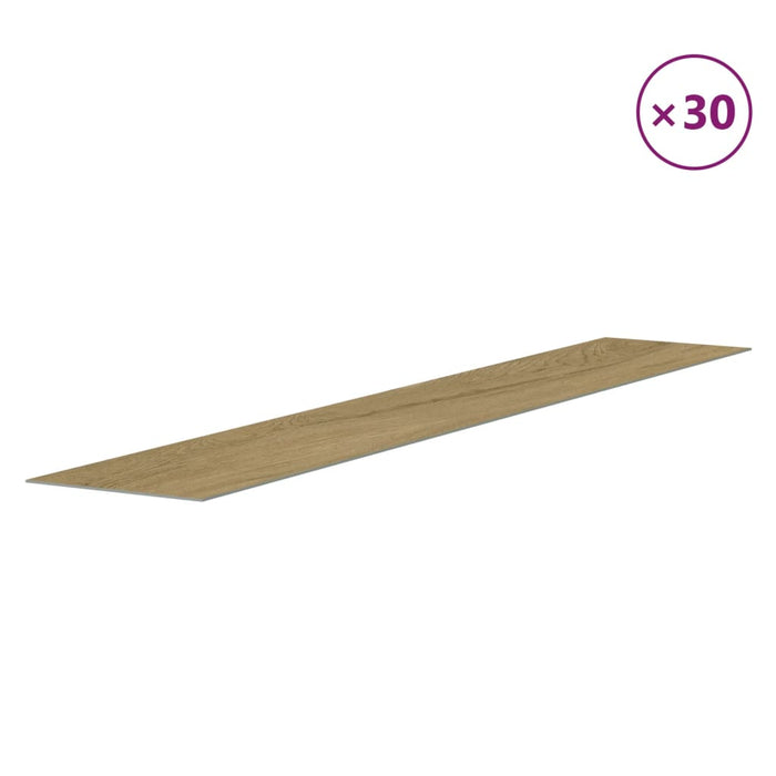 Panouri de perete aspect lemn, maro, 4,12 m², PVC - WALTI WALTI