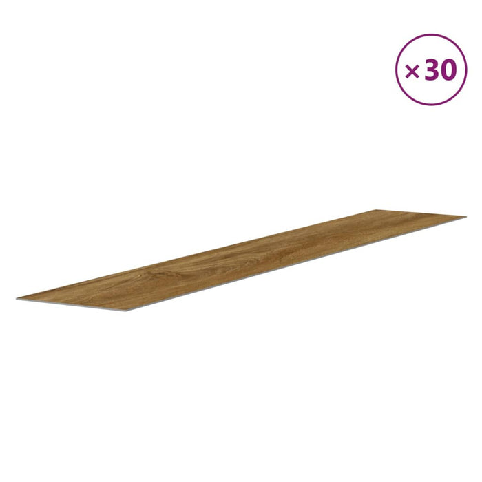 Panouri de perete aspect lemn, maro, 4,12 m², PVC - WALTI WALTI