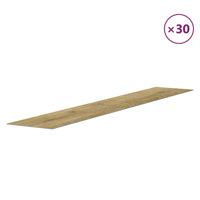 Panouri de perete aspect lemn, maro, 4,12 m², PVC WALTI