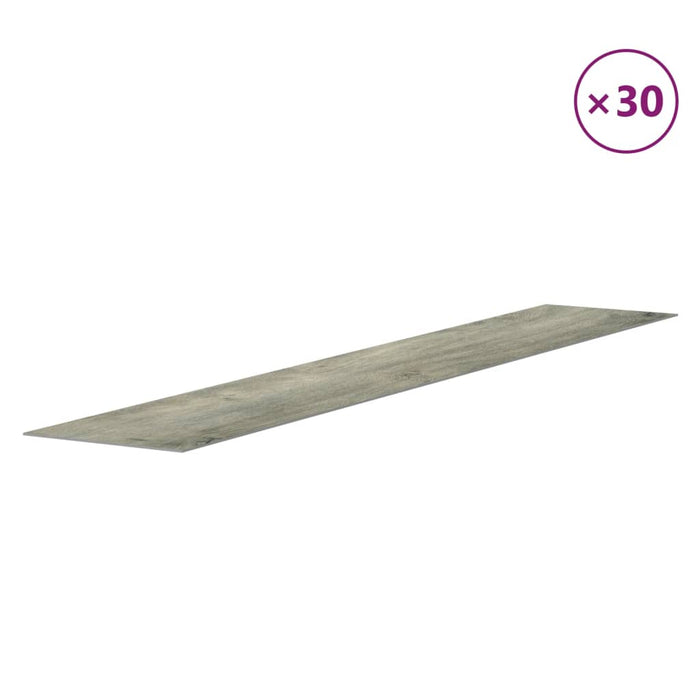 Panouri de perete aspect lemn, gri, 4,12 m², PVC WALTI
