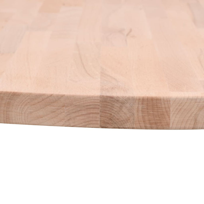 Blat de masă rotund, Ø80x4 cm, lemn masiv de fag - WALTI WALTI