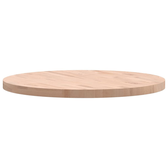Blat de masă rotund, Ø80x4 cm, lemn masiv de fag - WALTI WALTI