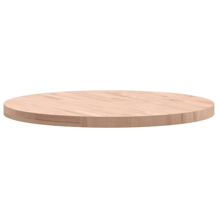 Blat de masă rotund, Ø80x4 cm, lemn masiv de fag - WALTI WALTI