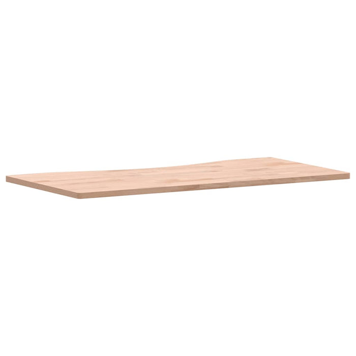 Blat de birou, 80x(36-40)x1,5 cm, lemn masiv de fag WALTI