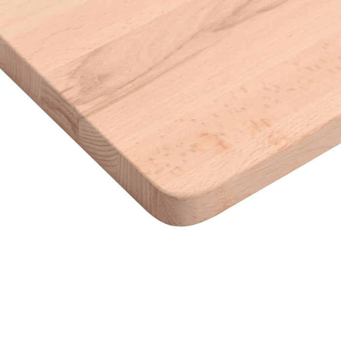 Blat de birou, 80x(36-40)x1,5 cm, lemn masiv de fag WALTI