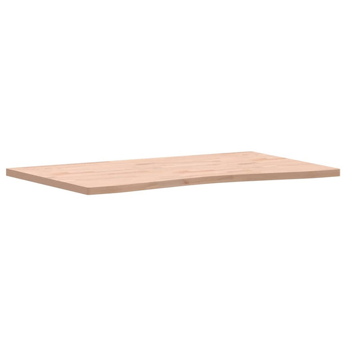 Blat de birou, 100x(55-60)x2,5 cm, lemn masiv de fag WALTI