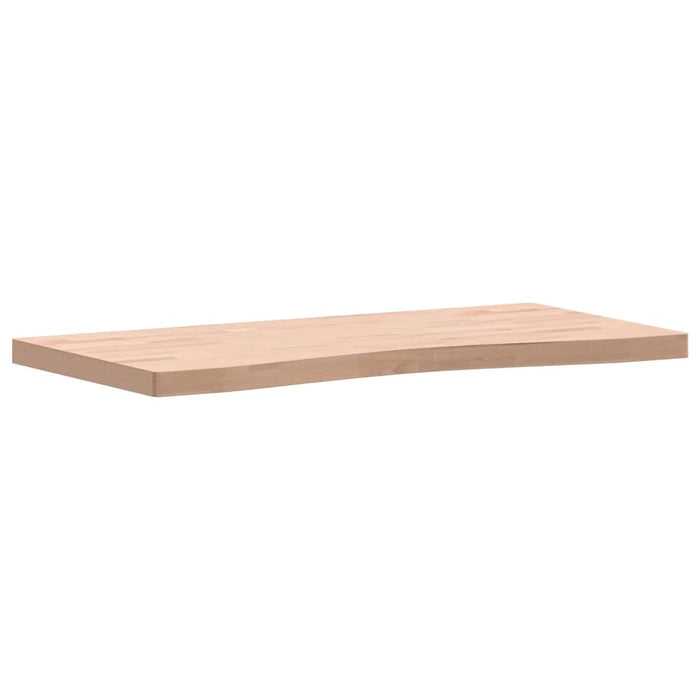Blat de birou, 100x(45-50)x4 cm, lemn masiv de fag WALTI