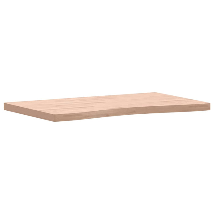 Blat de birou, 100x(55-60)x4 cm, lemn masiv de fag WALTI
