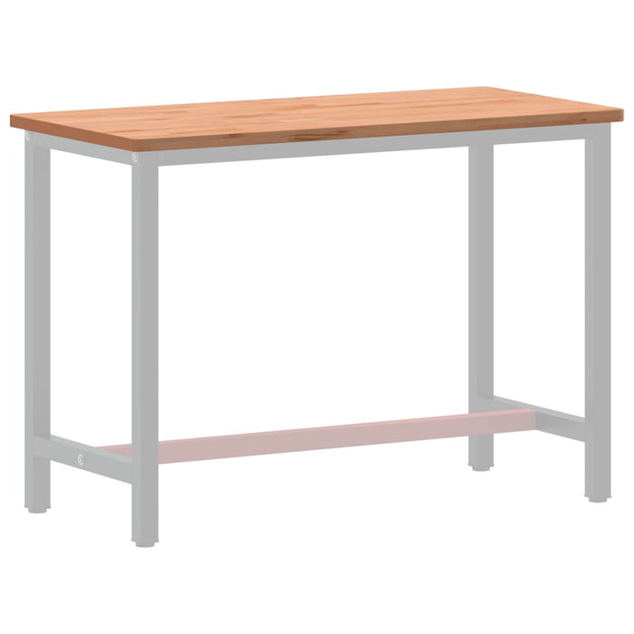 Blat de birou, 115x55x2,5 cm, lemn masiv de fag - WALTI WALTI