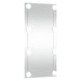 Oglindă de perete cu lumini LED 30x60 cm sticlă dreptunghiular - WALTI WALTI