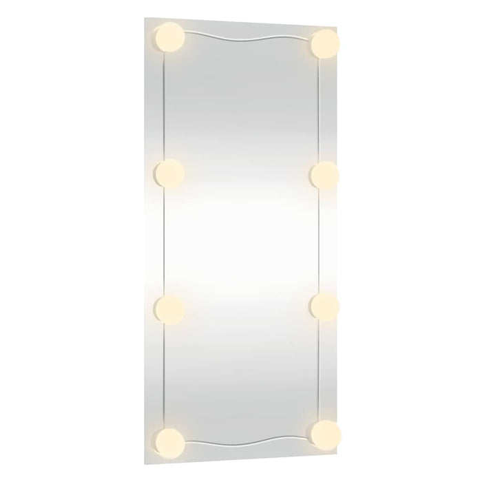 Oglindă de perete cu lumini LED 30x60 cm sticlă dreptunghiular - WALTI WALTI