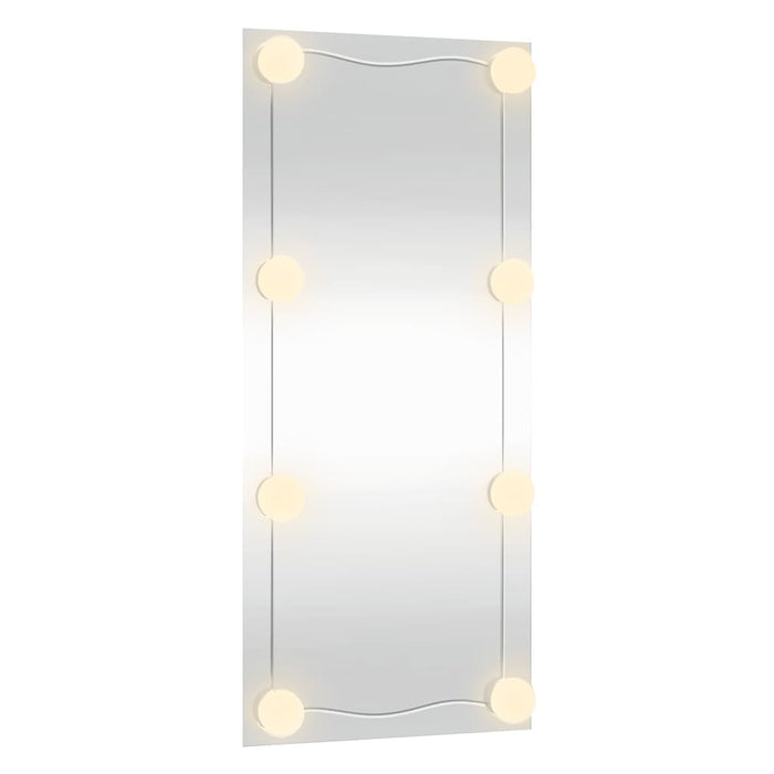 Oglindă de perete cu lumini LED 30x80 cm sticlă dreptunghiular - WALTI WALTI