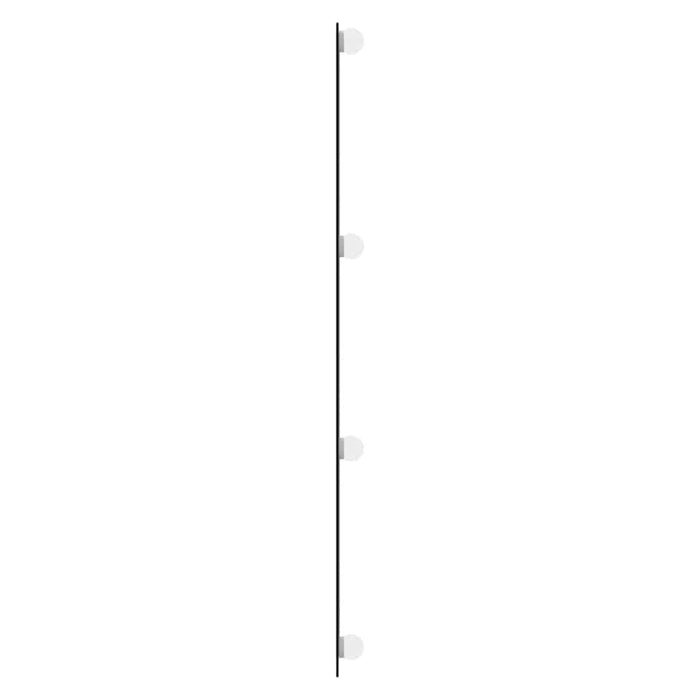 Oglindă de perete cu lumini LED 30x100 cm sticlă dreptunghiular WALTI