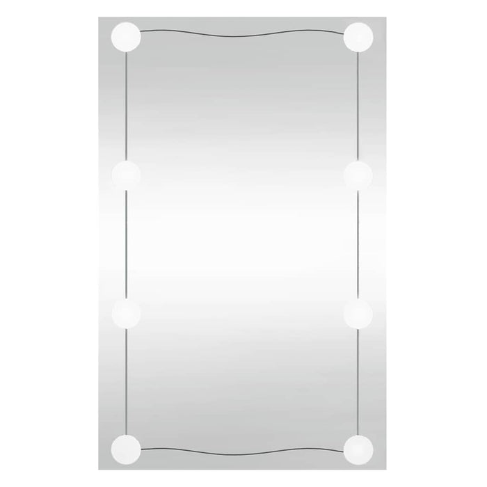 Oglindă de perete cu lumini LED 40x60 cm sticlă dreptunghiular - WALTI WALTI