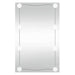 Oglindă de perete cu lumini LED 40x60 cm sticlă dreptunghiular - WALTI WALTI