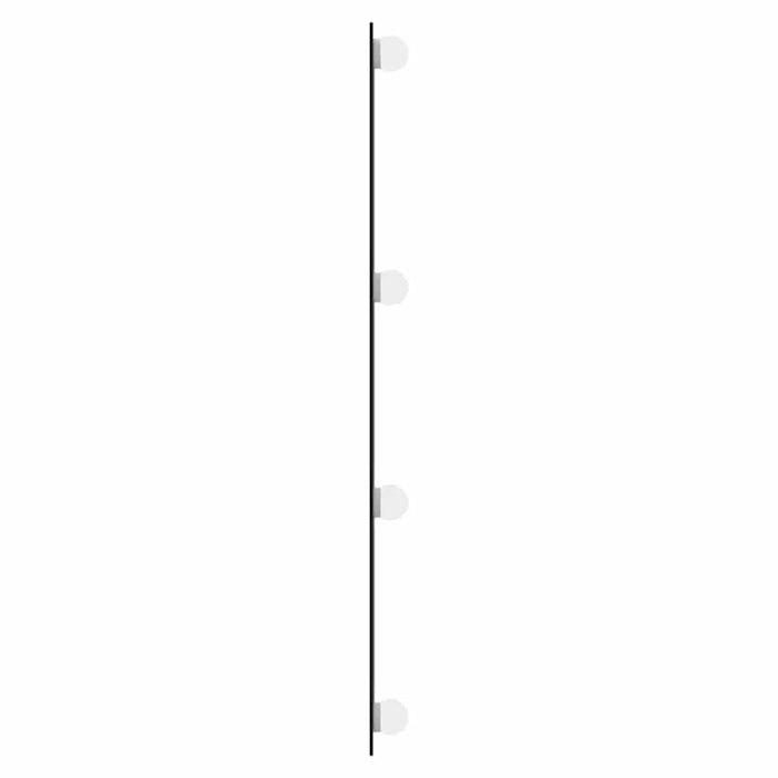 Oglindă de perete cu lumini LED 40x80 cm sticlă dreptunghiular WALTI