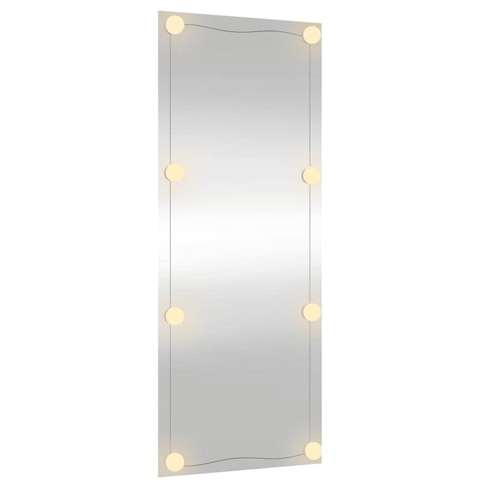 Oglindă de perete cu lumini LED 40x100 cm sticlă dreptunghiular - WALTI WALTI