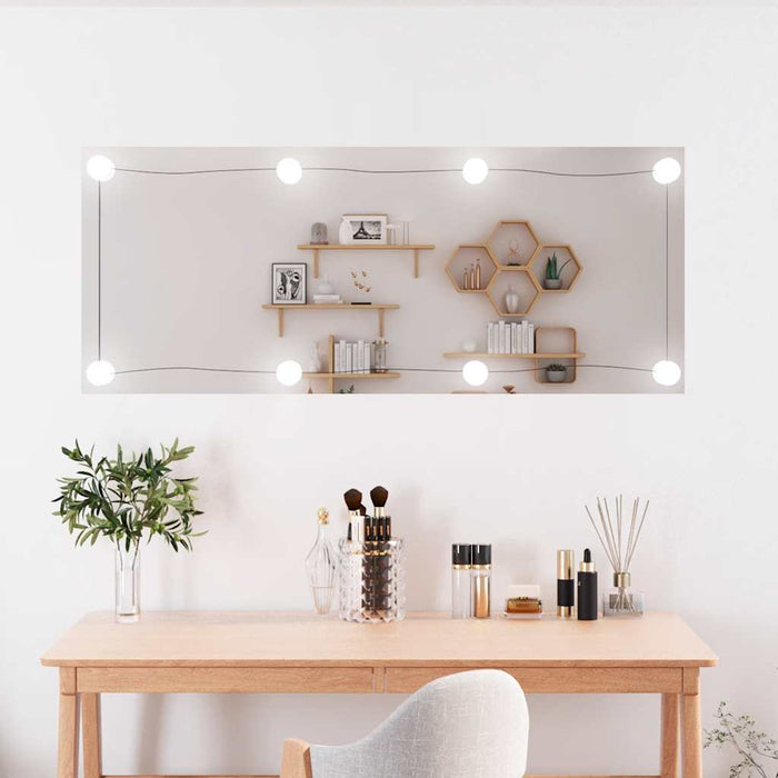 Oglindă de perete cu lumini LED 40x100 cm sticlă dreptunghiular - WALTI WALTI