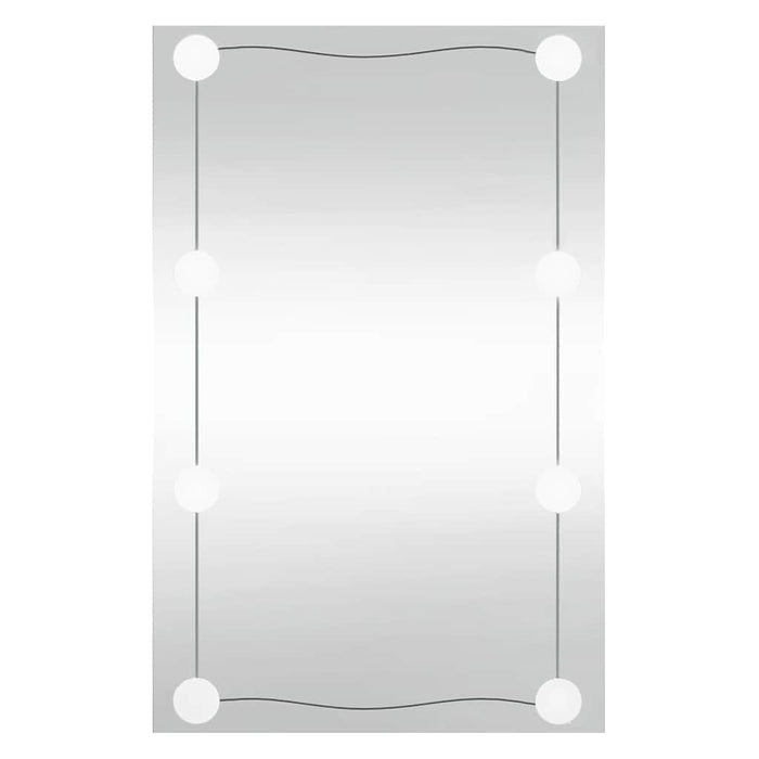 Oglindă de perete cu lumini LED 50x80 cm sticlă dreptunghiular - WALTI WALTI