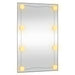 Oglindă de perete cu lumini LED 50x80 cm sticlă dreptunghiular - WALTI WALTI