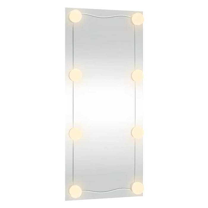 Oglindă de perete cu lumini LED 50x100 cm sticlă dreptunghiular - WALTI WALTI