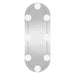 Oglindă de perete cu lumini LED 15x40 cm oval sticlă - WALTI WALTI