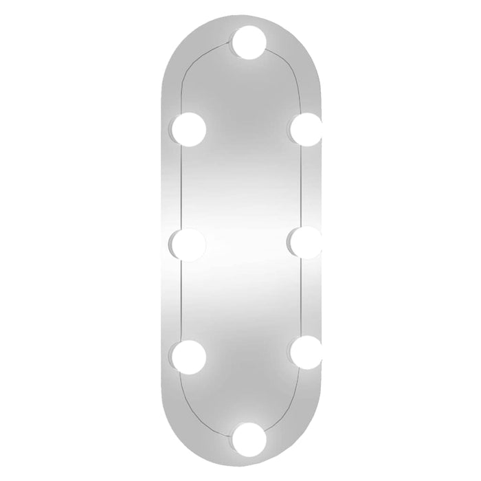 Oglindă de perete cu lumini LED 20x50 cm oval sticlă - WALTI WALTI