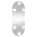 Oglindă de perete cu lumini LED 20x50 cm oval sticlă - WALTI WALTI