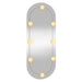 Oglindă de perete cu lumini LED 30x70 cm oval sticlă - WALTI WALTI