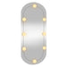 Oglindă de perete cu lumini LED 35x80 cm oval sticlă - WALTI WALTI