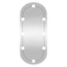 Oglindă de perete cu lumini LED 35x80 cm oval sticlă - WALTI WALTI