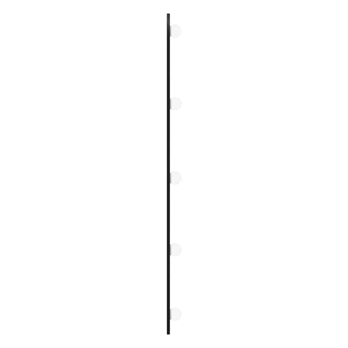 Oglindă de perete cu lumini LED 45x100 cm oval sticlă - WALTI WALTI