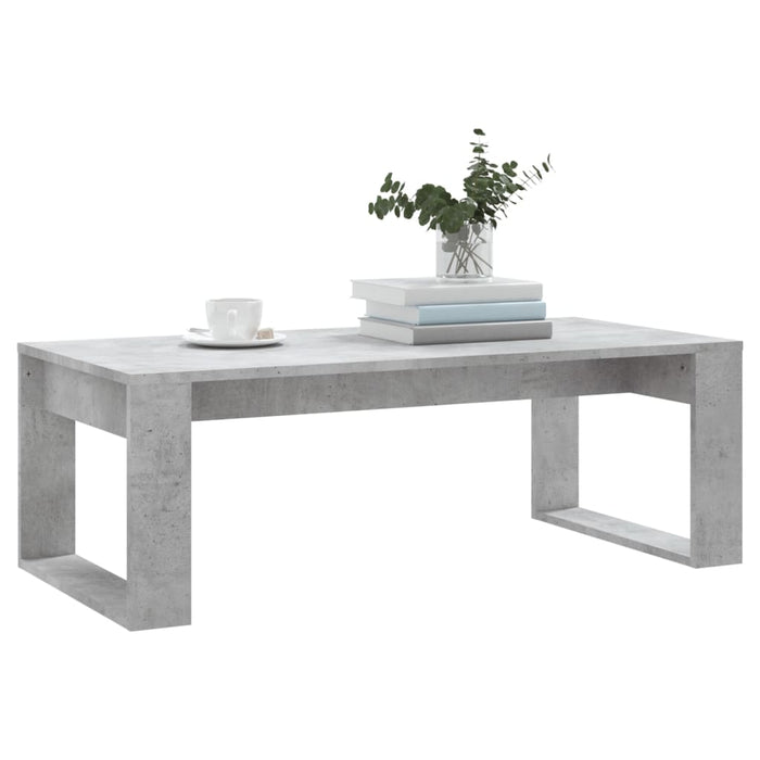 Măsuță de cafea, gri beton, 102x50x35 cm, lemn prelucrat - WALTI WALTI