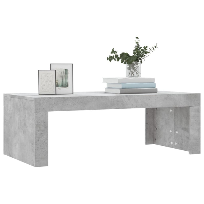 Măsuță de cafea, gri beton, 102x50x36 cm, lemn prelucrat - WALTI WALTI